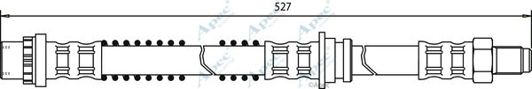 APEC BRAKING Тормозной шланг HOS3305